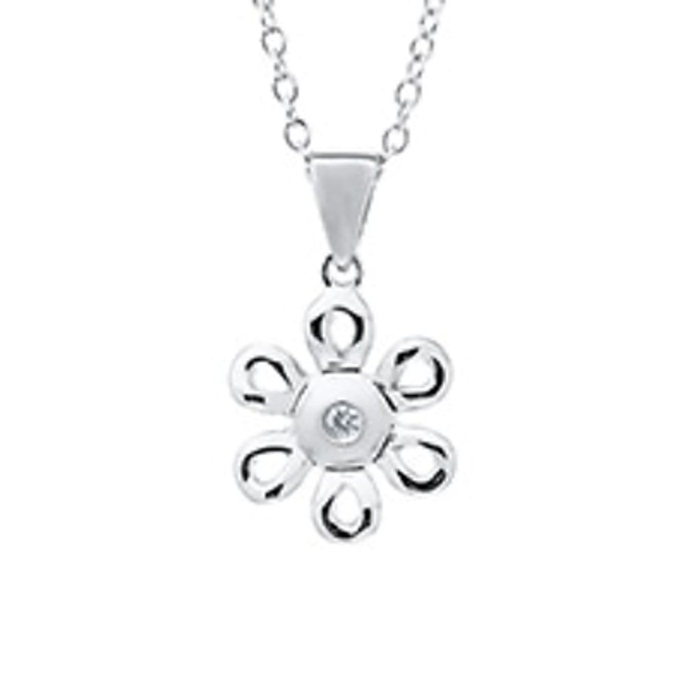 Flower Diamond Kids Necklace