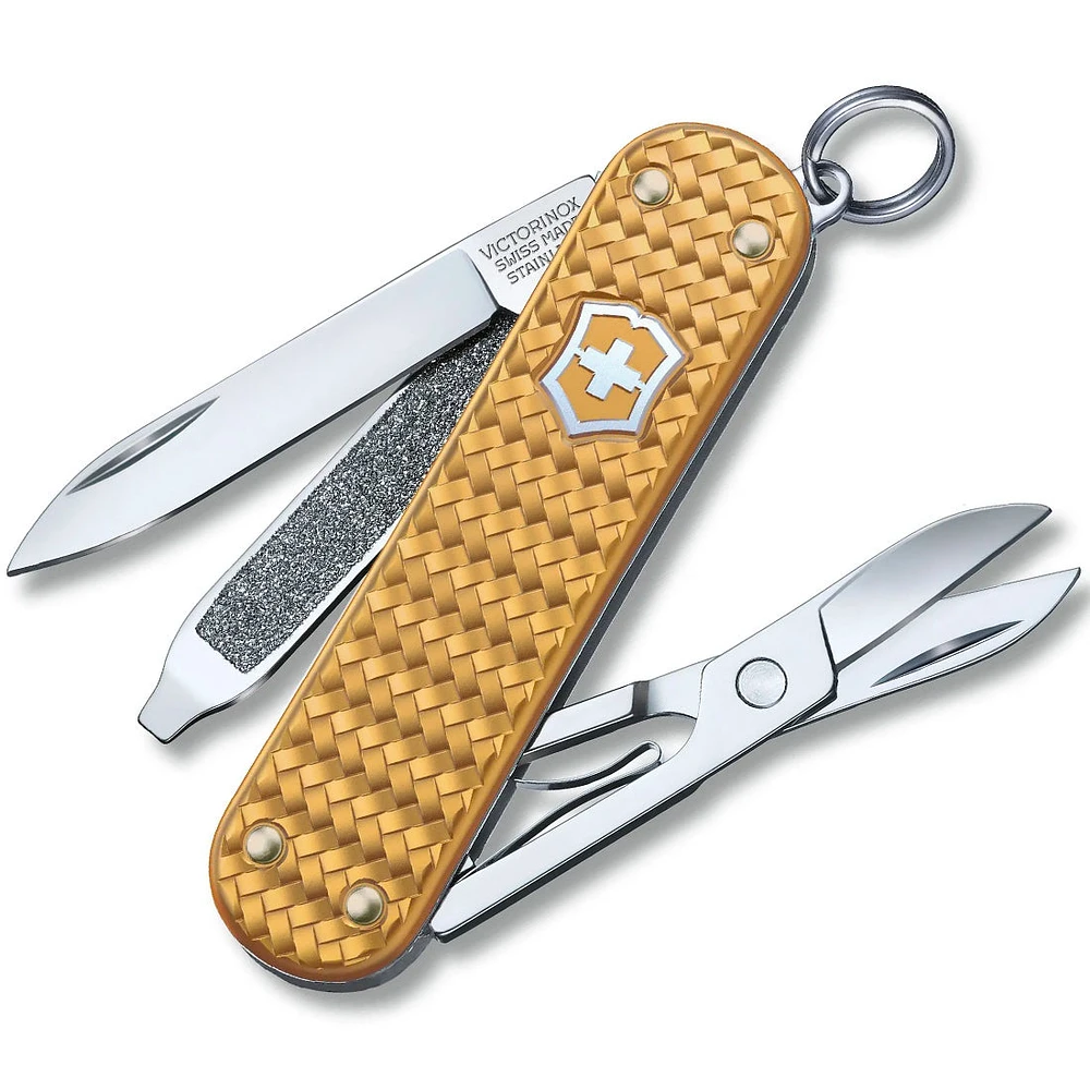 Precious Alox Gold 58mm Knife