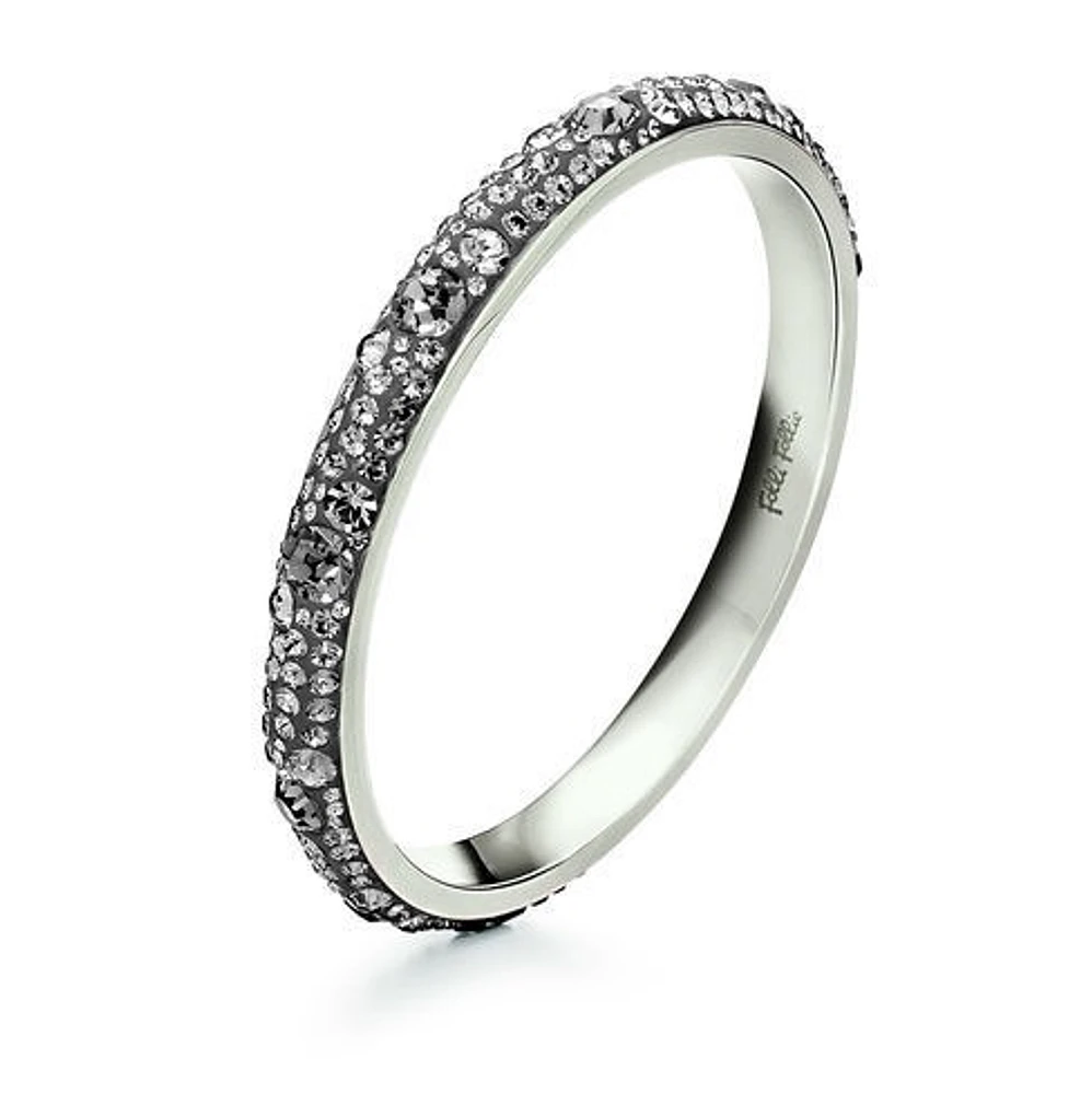 Grey Dazzle Bangle Bracelet