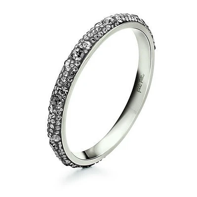Grey Dazzle Bangle Bracelet