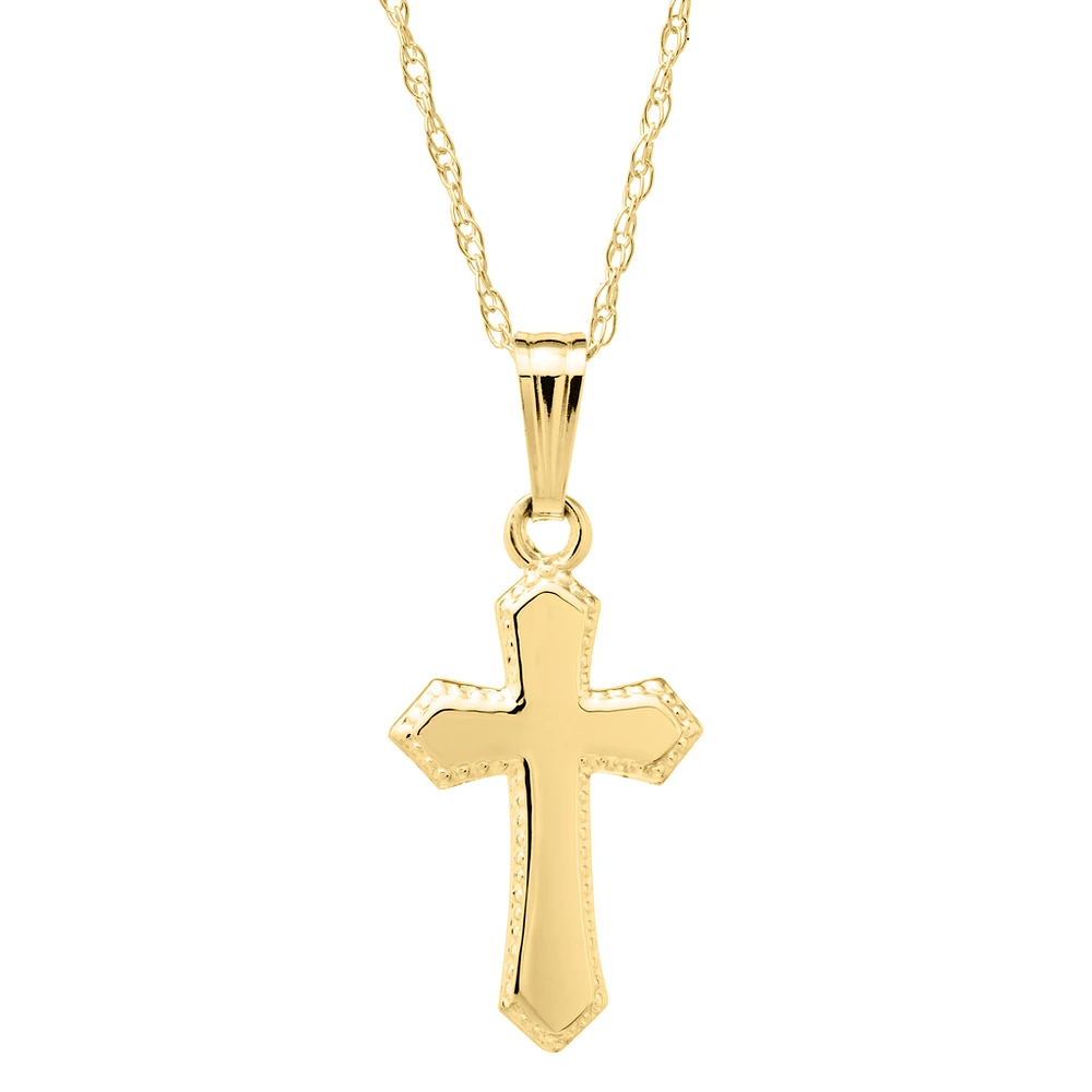 Polished Kids Cross Necklace