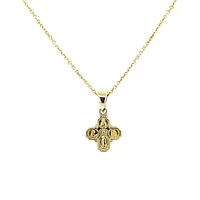 8MM Four Way Cross Pendant