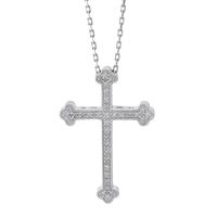 Cross Pave Necklace