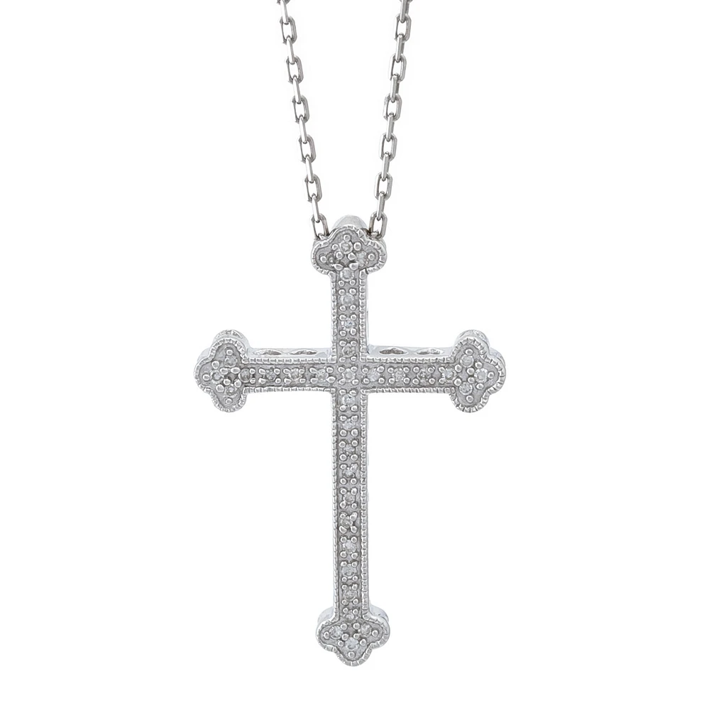 Cross Pave Necklace