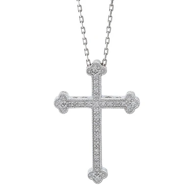 Cross Pave Necklace
