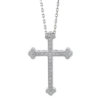 Cross Pave Necklace