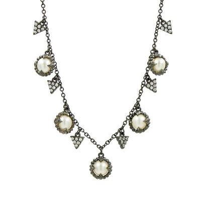 Textured Pearl 16'' Necklace