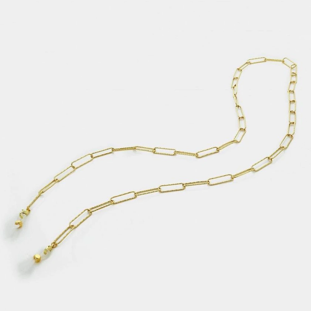 Textured Paperclip Multi way Chain