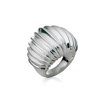 Folli Di Fiori Silver Dome Ring