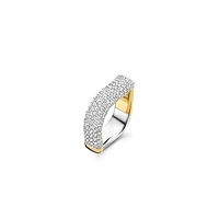 Wave Pave Ring