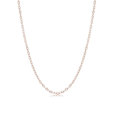 2.2mm Diamond Cut Rolo Rose IP Steel Chain