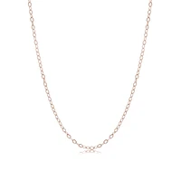 2.2mm Diamond Cut Rolo Rose IP Steel Chain