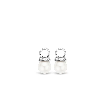 8mm Pearl Zirconia Ear Charms