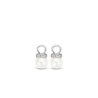 8mm Pearl Zirconia Ear Charms