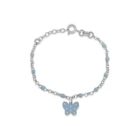 Blue Butterfly Kids Bracelet