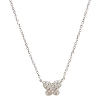 Petit Butterfly Diamond Necklace