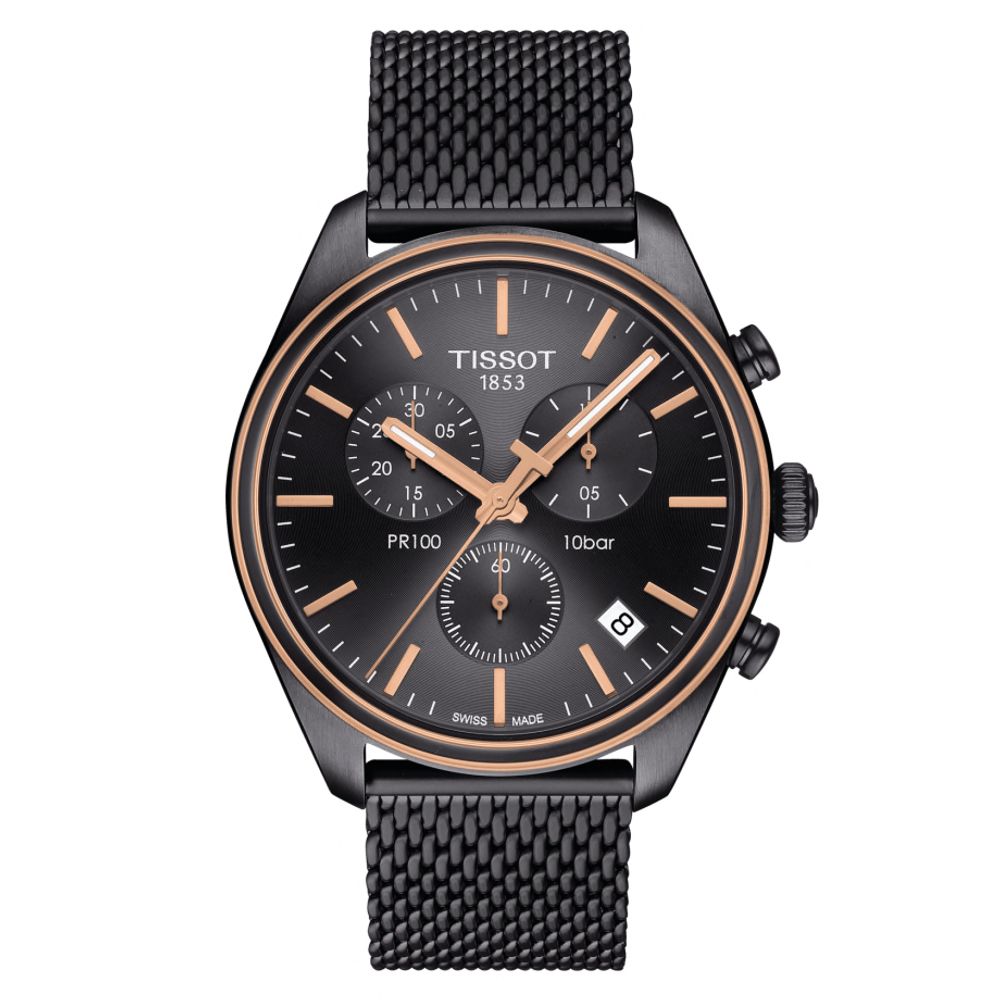 PR 100 Black Mesh 41mm Watch