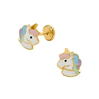 Unicorn Stud Earrings