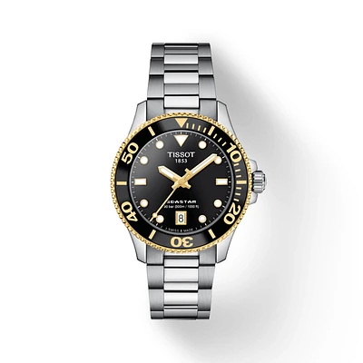 Seastar 1000 36MM Black/Gold Watch