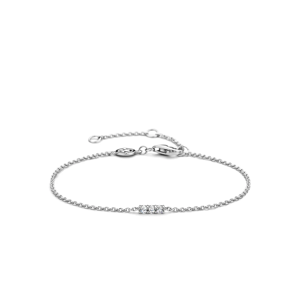 Zirconia Trio Bar Bracelet