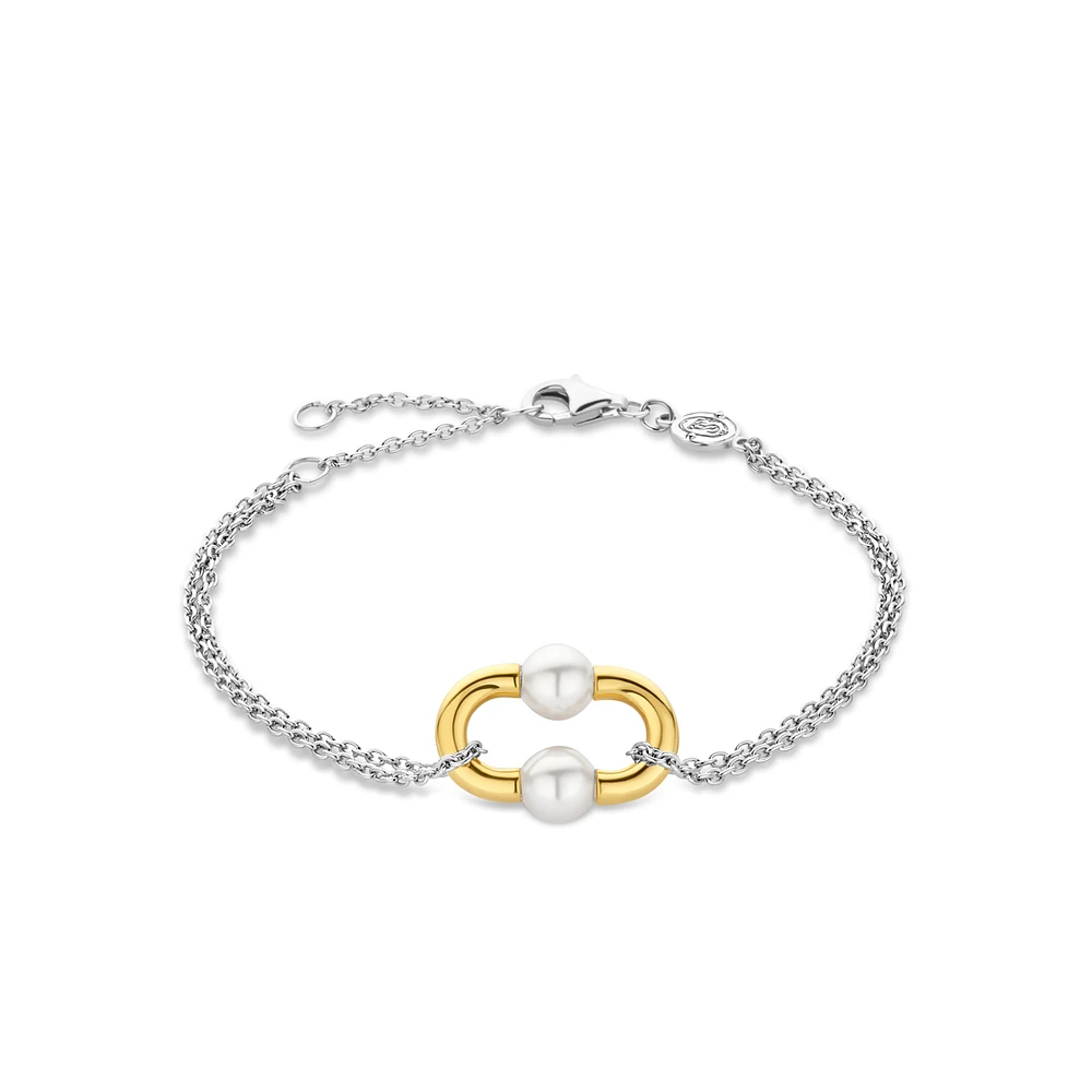 Bead Hardware Pearl Bracelet