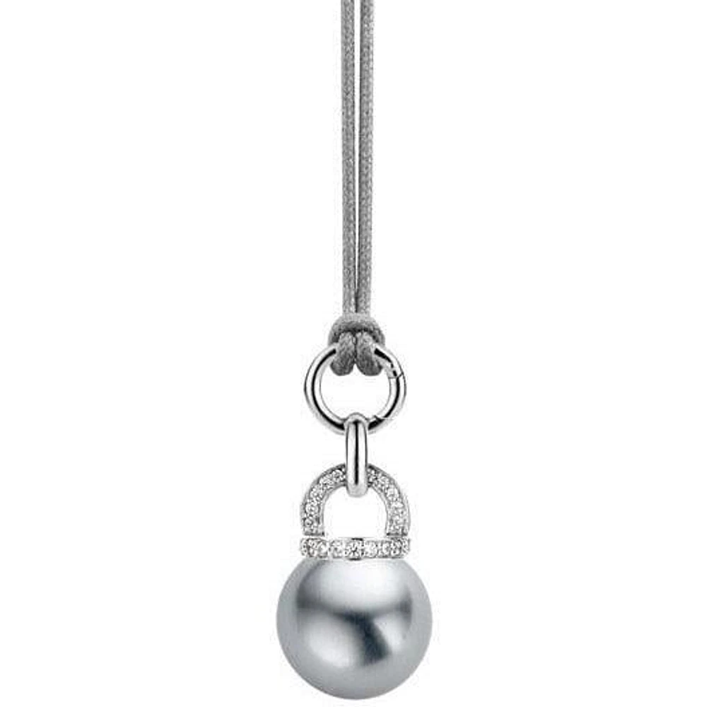 Grey Pearl Carrier Necklace