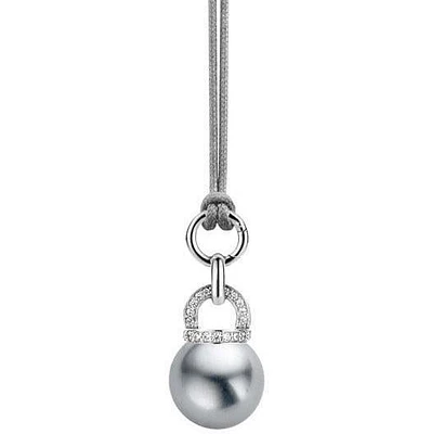 Grey Pearl Carrier Necklace