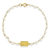 Pearl Scapular Kids Bracelet