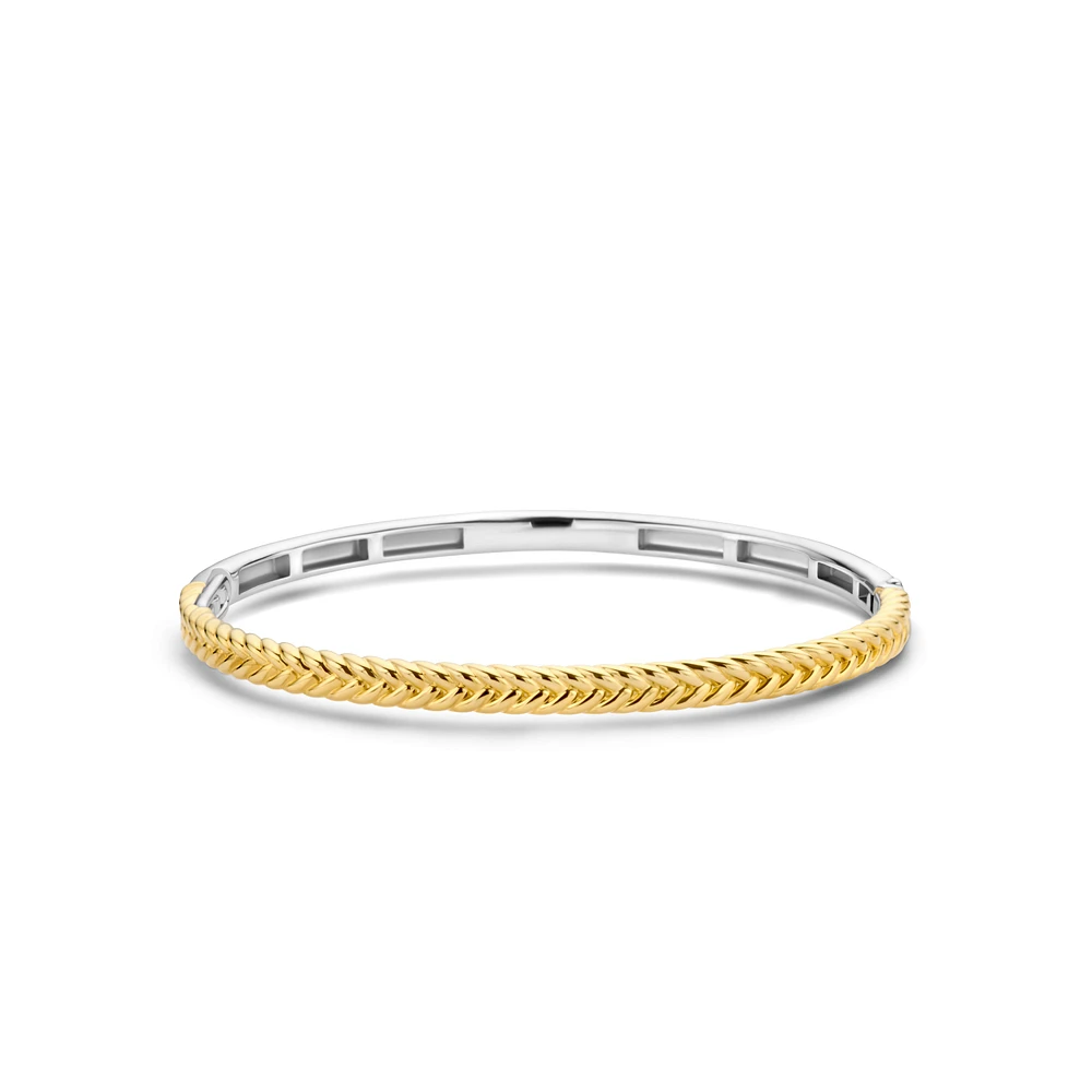 Braid Golden Bangle Bracelet