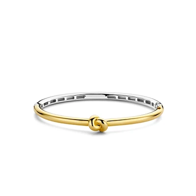 Golden Knot Bangle Bracelet