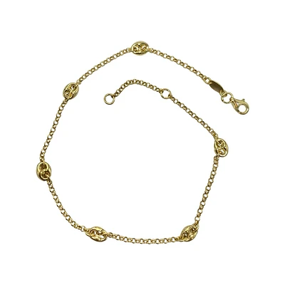 Puffed Mariner Stations Ankle Bracelet