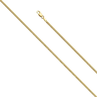 Cuban Solid 2MM Link Chain