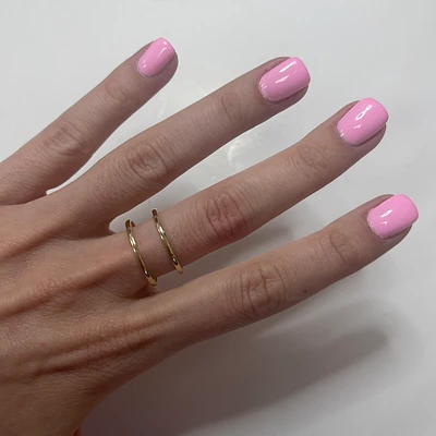 Double Polished Lines Ring