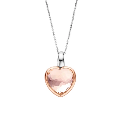 Pink Heart Necklace
