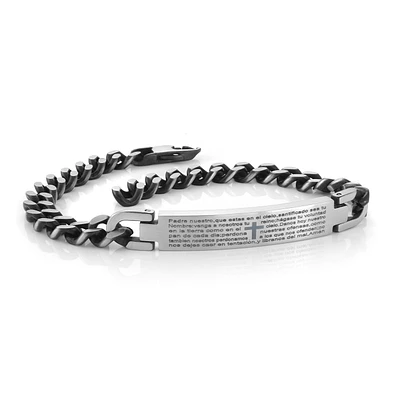 Padre Nuestro Curb Link Bracelet