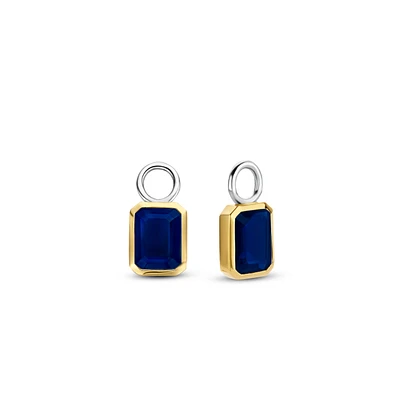 Blue Gem Ear Charms