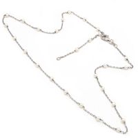 Silver Pearl Necklace