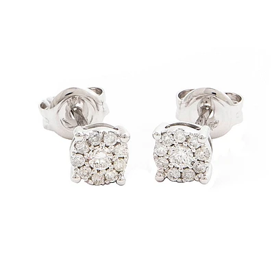 .20ct Diamonds White Gold Stud Earrings