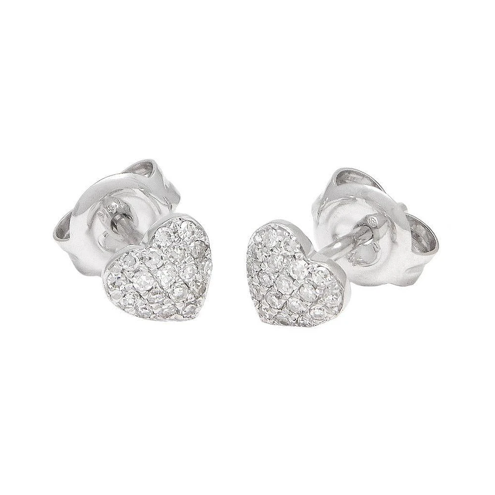 Sparkling Pave Hearts