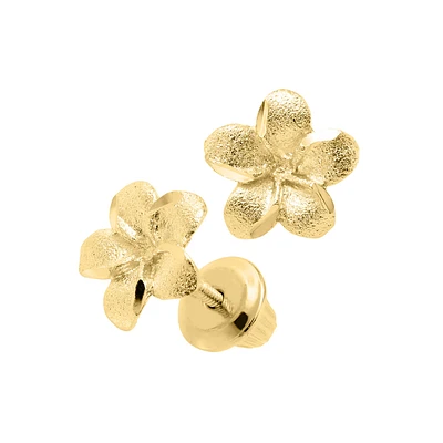 Matte Flower Kids Earrings
