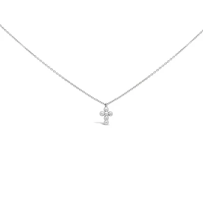 Bubble Cross Necklace