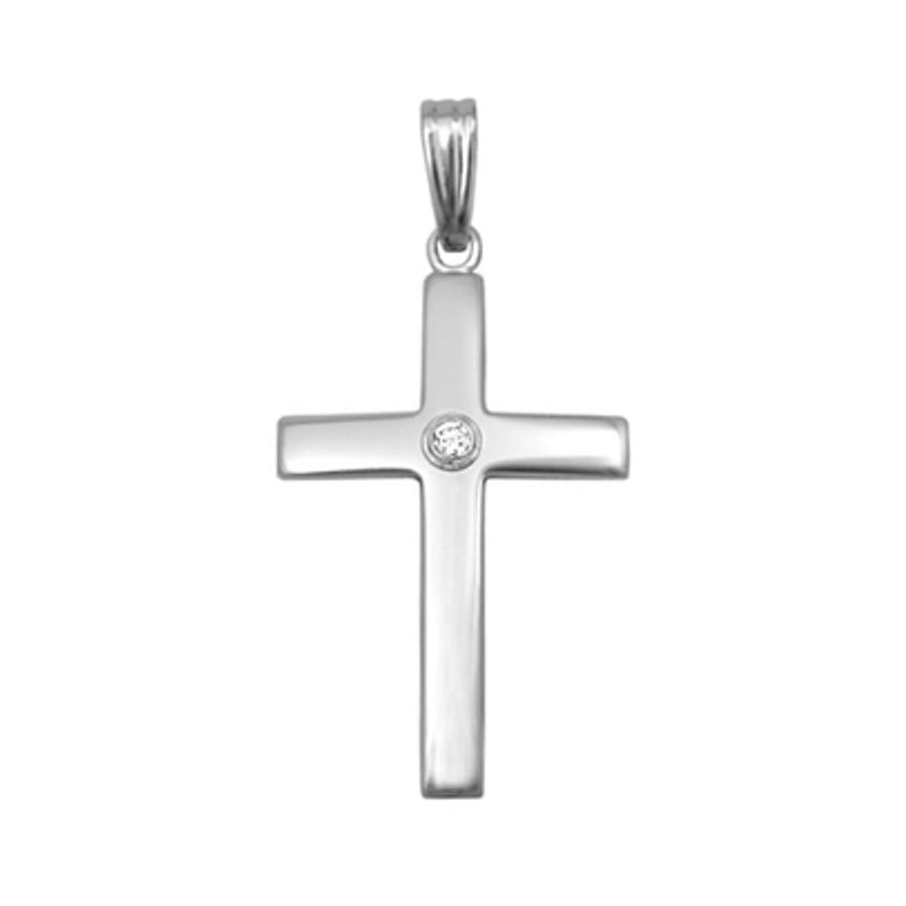 Kids Cross Diamond Pendant