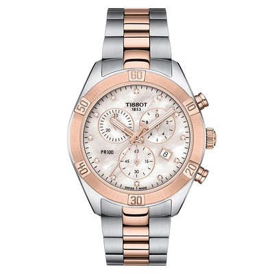 PR 100 Chronograph Rose/Steel