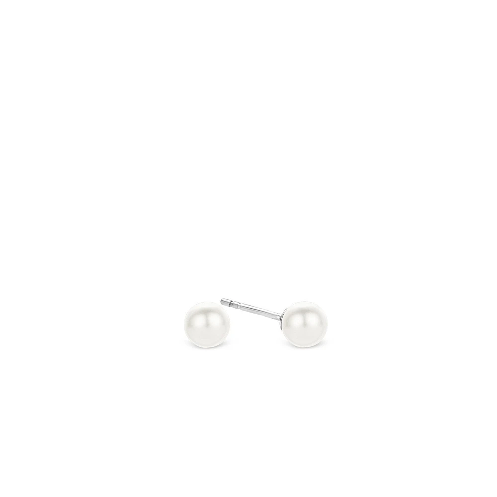 Classic Pearl Stud Earrings 6MM