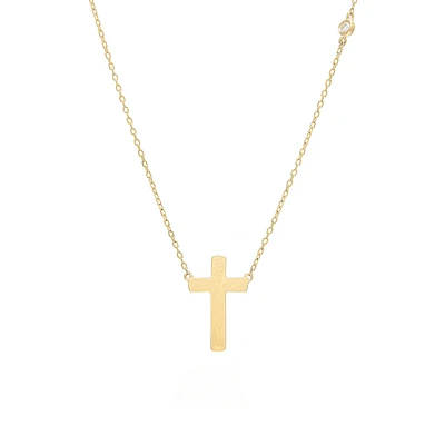 Cross Diamond Necklace