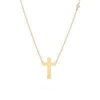 Cross Diamond Necklace
