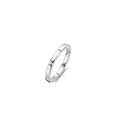 Link Single Silver Ring