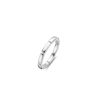 Link Single Silver Ring