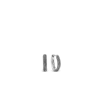 Oval Huggie Oxy Earrings