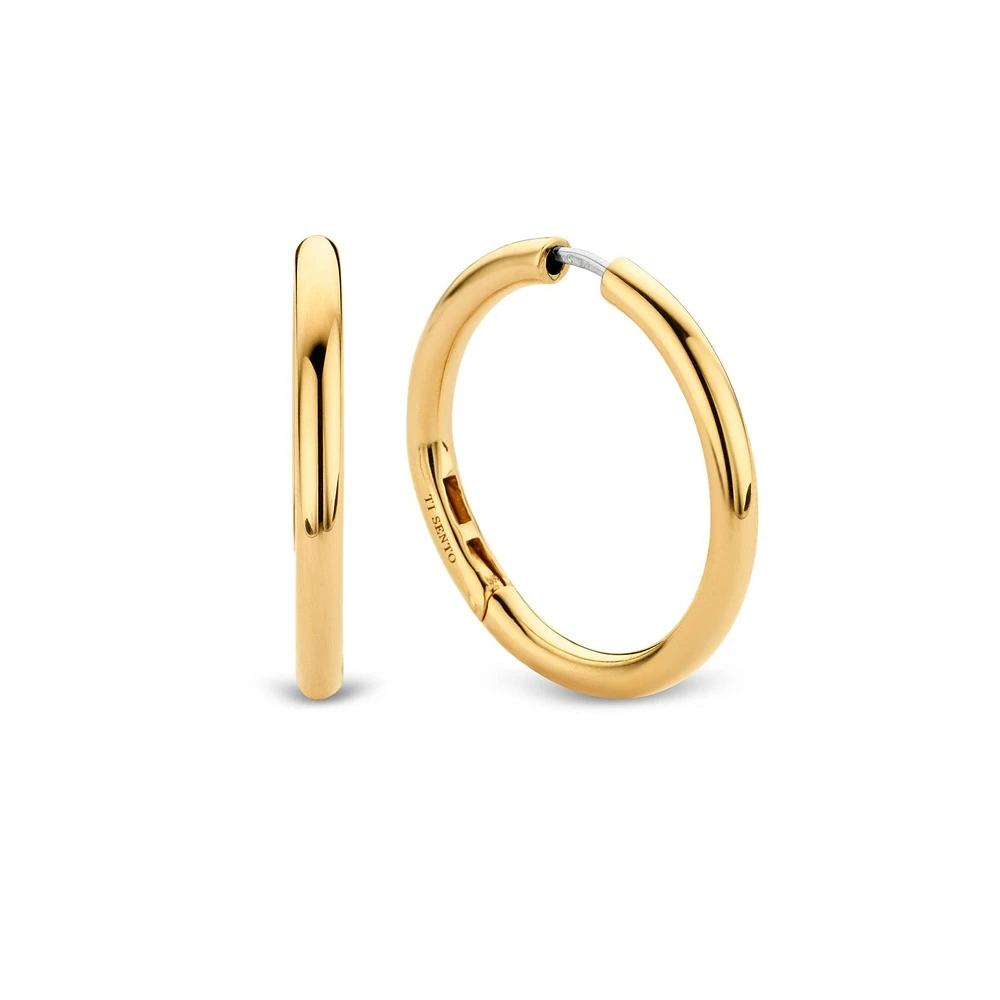 Basic Golden 30mm Hoop Earrings
